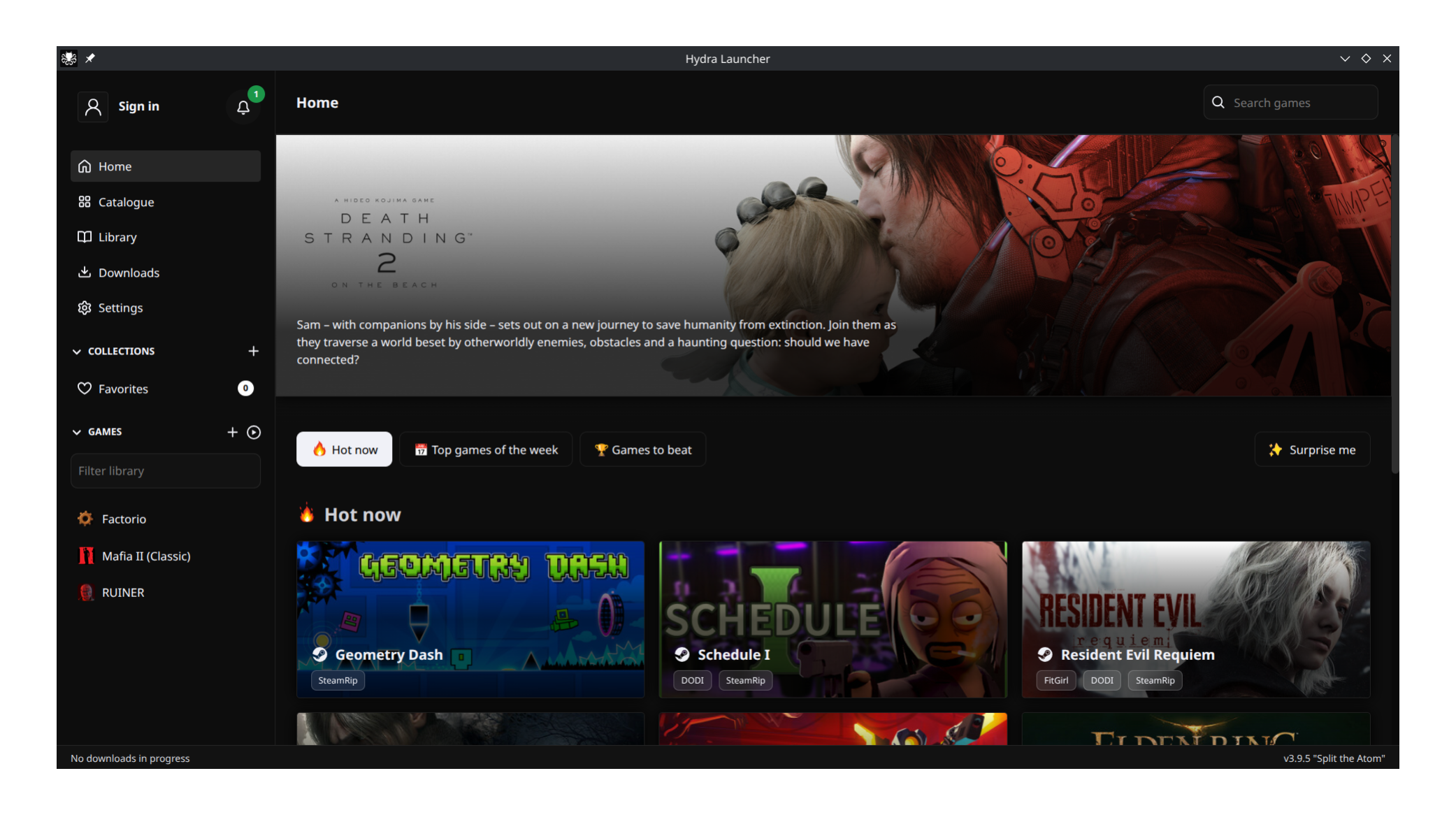 hydralauncher showcase